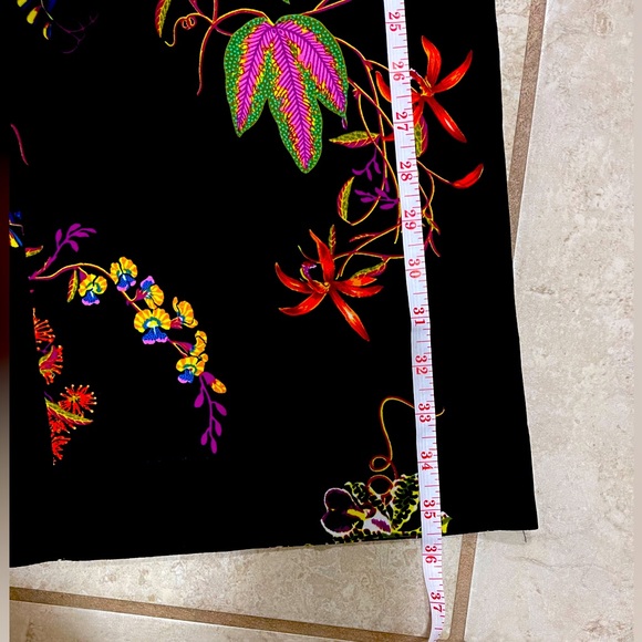 Pallazo high-waisted/wide leg, floral pants - Picture 5 of 5